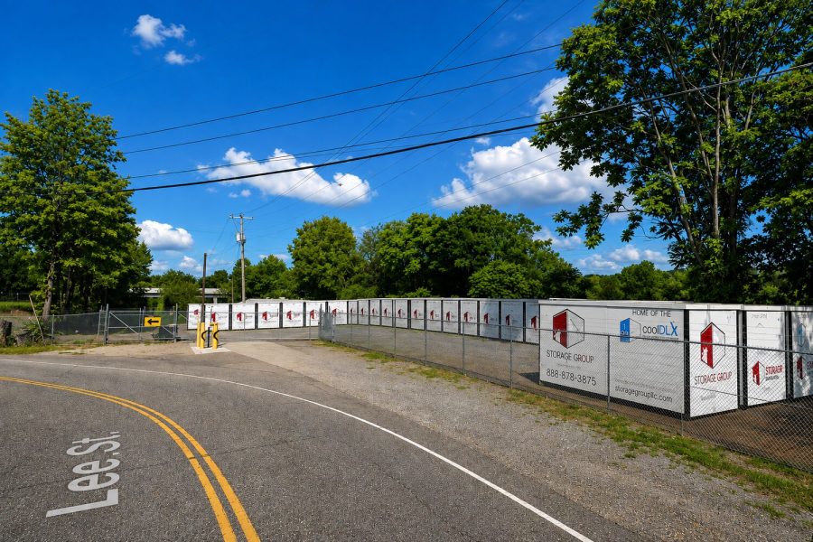 Storagepup Morristown Entrance drive leading in from the street