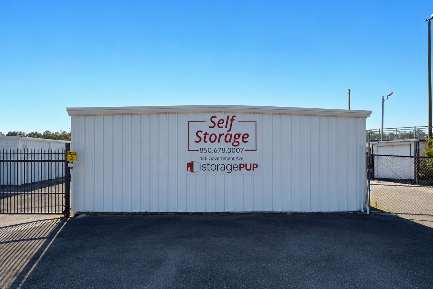 Storagepup Valparaiso Entrance Signage